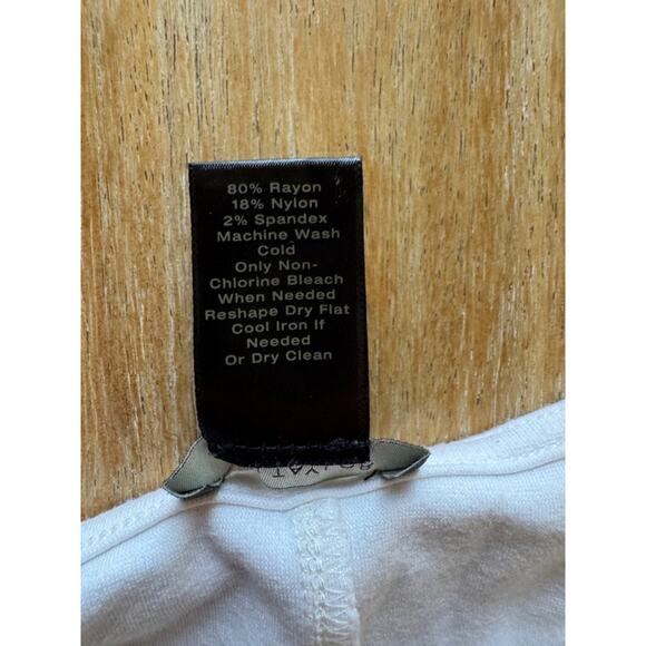 Ann Taylor Basic Ruffle Sleeve T-Shirt, Womens M, Cottage Blouse Staple Layer - Picture 8 of 8